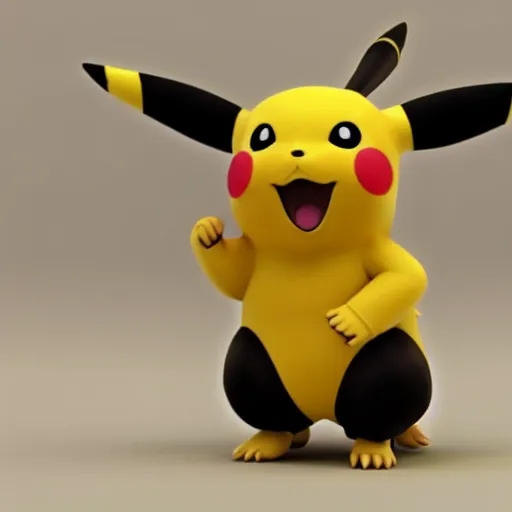 3D Pokemon Yellow fan-remake brings back a truly cursed chonky Pikachu