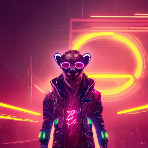 Prompt: a beautiful commission of an anthropomorphic cheetah wearing a neon jacket,futuristic,detailed face,character design by charles bowater,mohawk,cyberpunk style,deviantart,artstation,art by greg rutkowski,ross tran,professional lighting,neon city,night,raytracing,rtx