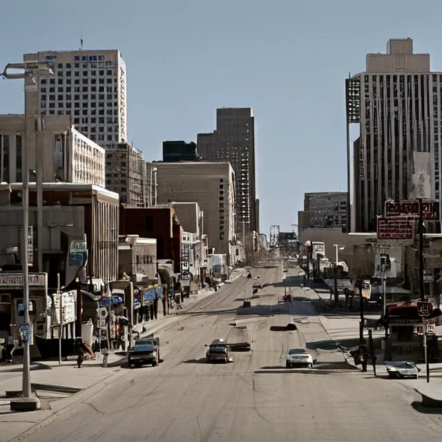 Image similar to downtown winnipeg, manitoba, photo by william eggelston