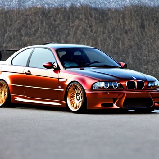 Image similar to a photo of a BMW M3 e46 GTR