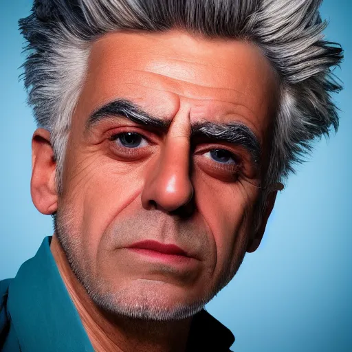 Image similar to rick sanchez closeup photograph dslr photorealistic, studio lighting, ektachrome, detailed, intricate, face detail, perfect face, fine detailes, realistic shaded, fine - face, pretty face