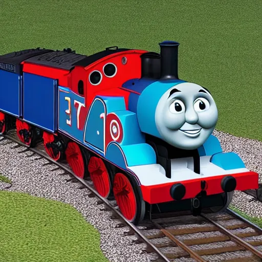 Image similar to Thomas the tank engine