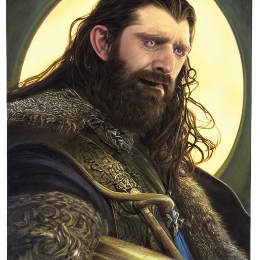 Image similar to Thorin Oakenshield by Mark Brooks, Donato Giancola, Victor Nizovtsev, Scarlett Hooft, Graafland, Chris Moore