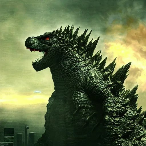 Prompt: Godzilla attacking new york, fantasy art, cinematic, highly detailed, sharp