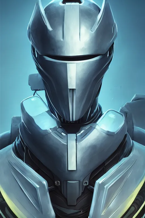 Image similar to epic mask helmet robot ninja portrait stylized as fornite style game design fanart by concept artist gervasio canda, behance hd by jesper ejsing, by rhads, makoto shinkai and lois van baarle, ilya kuvshinov, rossdraws global illumination radiating a glowing aura global illumination ray tracing hdr render in unreal engine 5