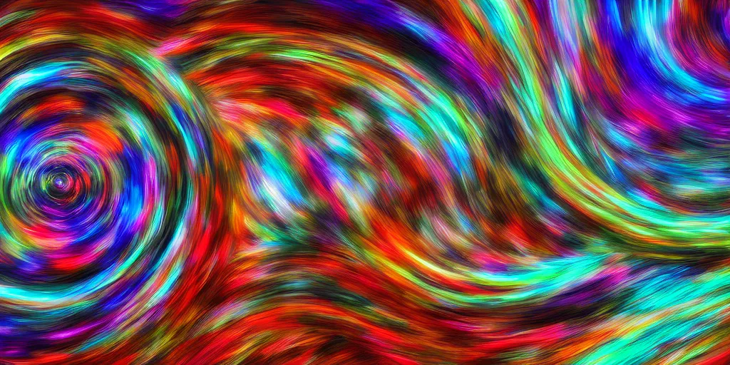 Image similar to moving faster than light, digital art