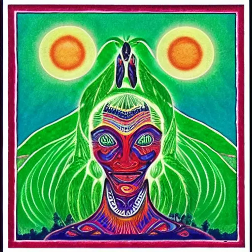 Image similar to being a self aware consciousness. This the unity and being one with nature. Nature and the land is one. It is one thing. You have all this tribal in you that’s causing this separation and split. The other that’s within you, this is one, and so it feels good. It’s coming into form.