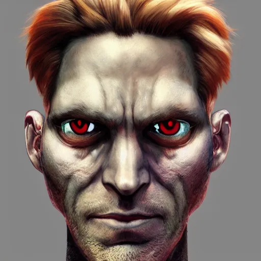 Prompt: realistic Portrait painting of Cyclope from X-MEN without eye, made by Michaelangelo, physical painting, Sharp focus,digital art, bright colors,fine art, trending on Artstation, unreal engine.
