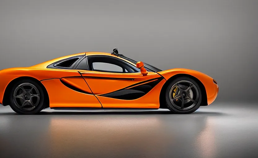 Image similar to “ a mclaren f 1, studio lighting ”