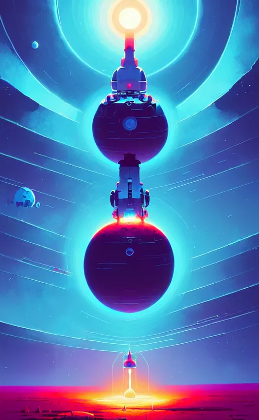 Prompt: robotic expedition to the death of a star by christopher balaskas and anton fadeev and dan mumford and beeple and norman rockwell, hyperrealistic, high detail, ultra detailed, space, nebula, sharp focus, astronomy, science, crisp edges, mist, reflections, asymmetrical!!