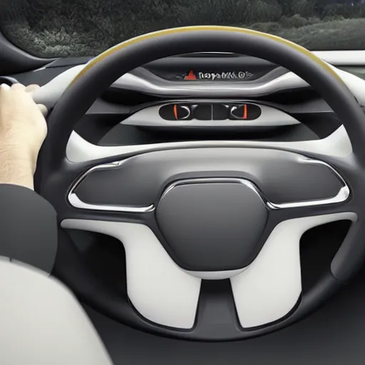 Prompt: apple wants to design a vehicle that does not have a steering wheel or pedals, with an interior focused on hands - free driving. similar to the lifestyle vehicle from canoo.