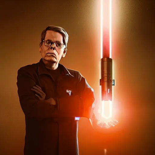 Image similar to bob lazar holding element 1 1 5 with alien, realistic artstyle, wide shot, dramatic lighting, octane render, hyperrealistic, high quality, highly detailed, hd, beautiful, cinematic, 8 k, unreal engine, facial accuracy, symmetrical