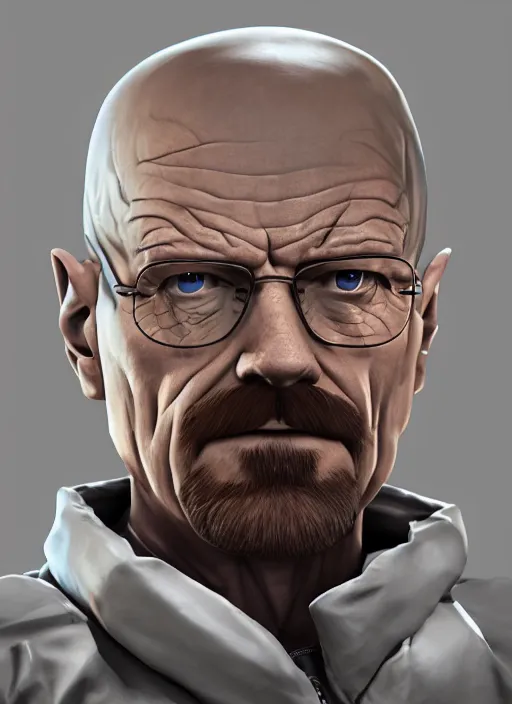 Image similar to concept art of walter white in league of legends, hyperdetalied, digital art, zbrush, trending on artstation, 8 k,