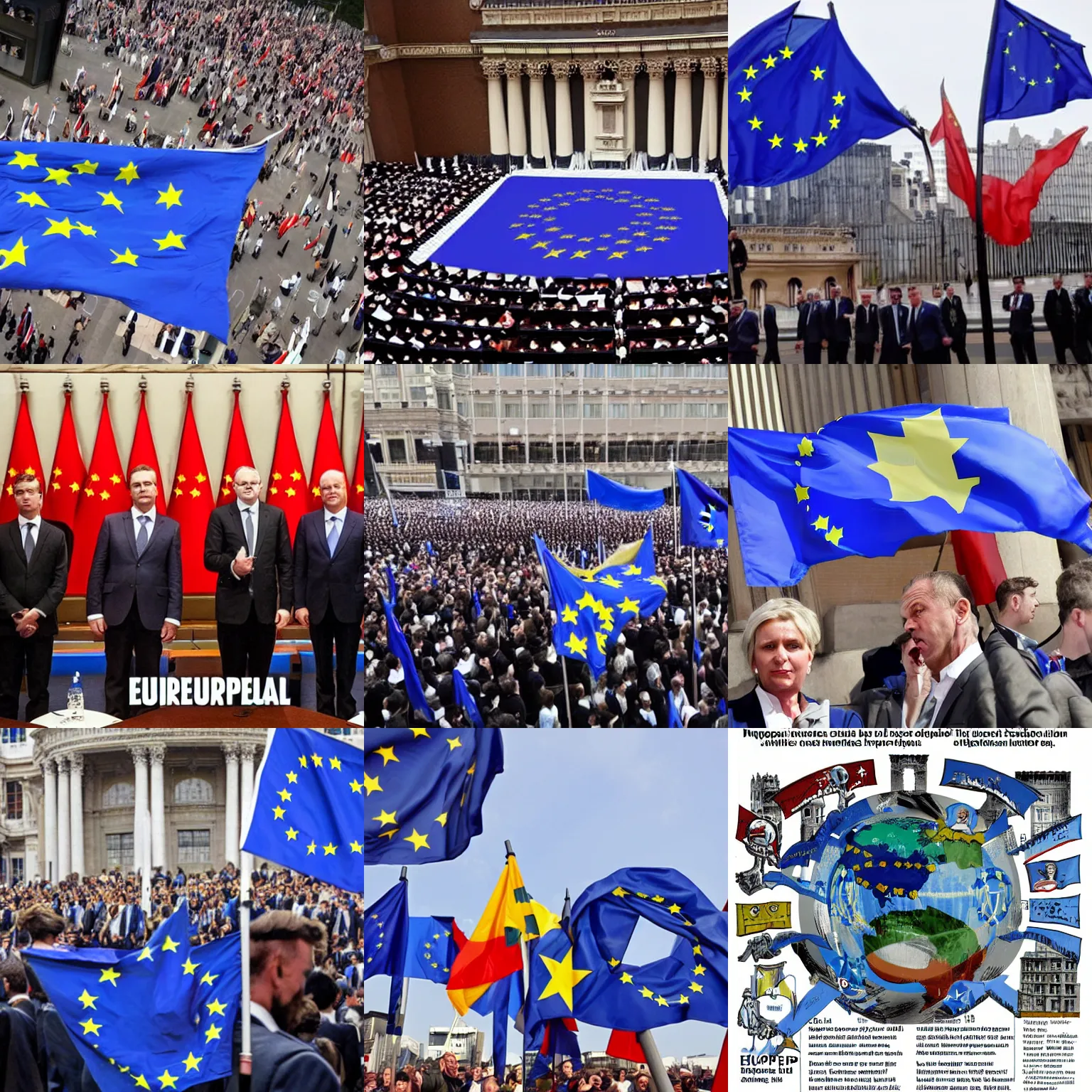 Prompt: European Union as evil empire