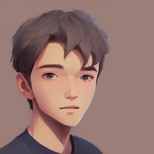 Prompt: young man with short, ash blond greyish hair, light brown eyes, casual clothes, relaxing, happy, path traced, highly detailed, high quality, digital painting, by studio ghibli and sylvain sarrailh, beautiful details