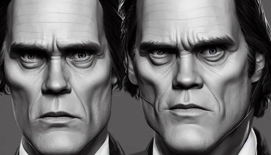 Prompt: Jim Carrey is Lex Luthor, hyperdetailed, artstation, cgsociety, 8k