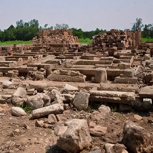 Prompt: Ruins of an walmart Temple in mesopotanian ancient city, walmart!!!!!!!!!!!!!!!!!!!!!!!!!! temple, walmart!!!!!!!!!!!!!!!!!!! award winning photo