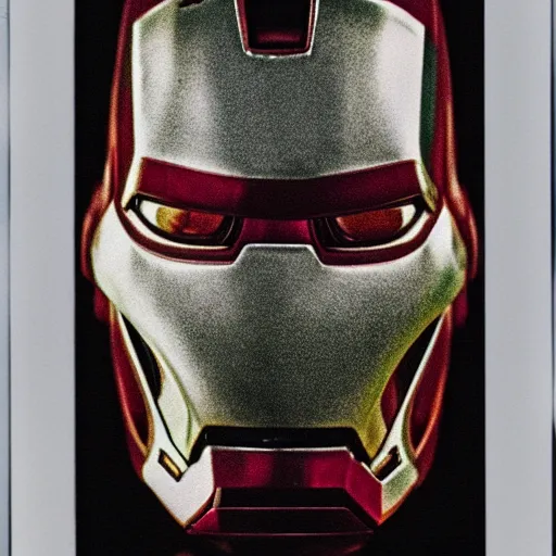 Prompt: Narendra Modi as iron man, 50mm, polaroid