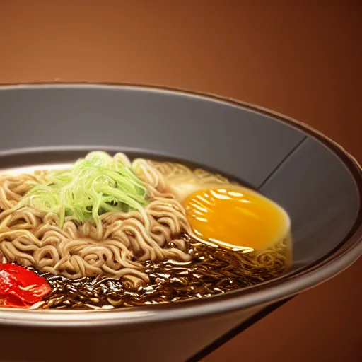 Prompt: Ramen noodles, HD, studio lighting, 8K, hyper realistic, michelin 5 star, award winning photo