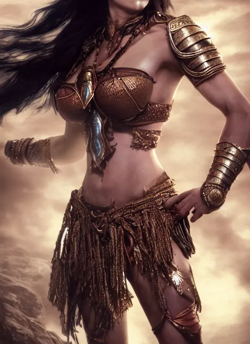 Prompt: ultrarealistic photo of warrior princess dejah thoris, full body, cinematic,