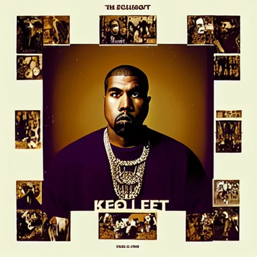 Image similar to the college dropout album by kanye west