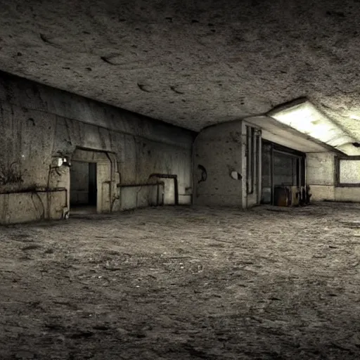 Image similar to bunker underground post apocalyptic atomic style shelter nuclear