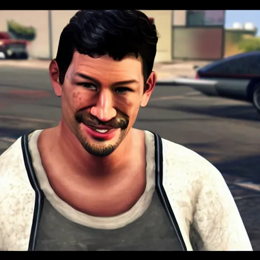 Prompt: Markiplier as a GTA V character