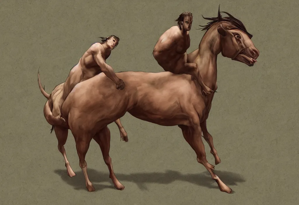 Image similar to reverse centaur