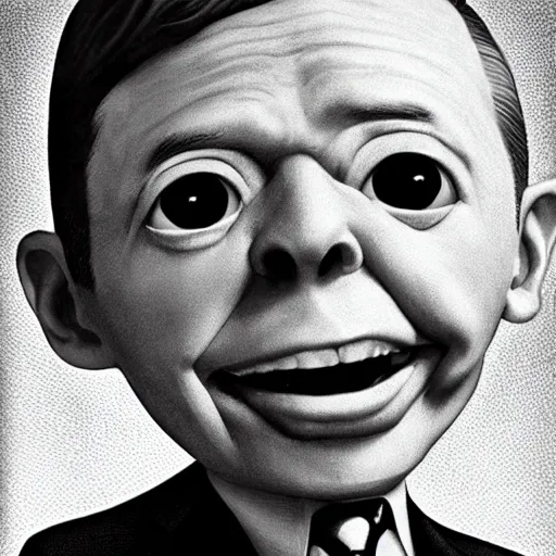 Prompt: alfred e neuman by norman mingo
