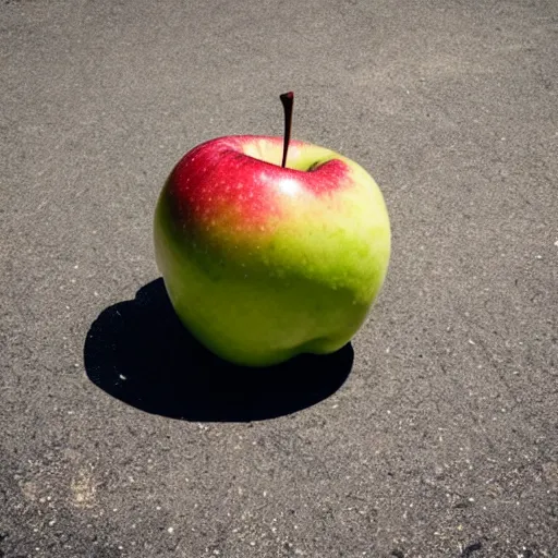 Image similar to an apple doing CrossFit