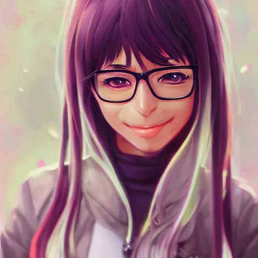 Prompt: anime portrait of Mia Khalifa as an anime girl by Stanley Artgerm Lau, WLOP, Rossdraws, James Jean, Andrei Riabovitchev, Marc Simonetti, and Sakimichan, trending on artstation