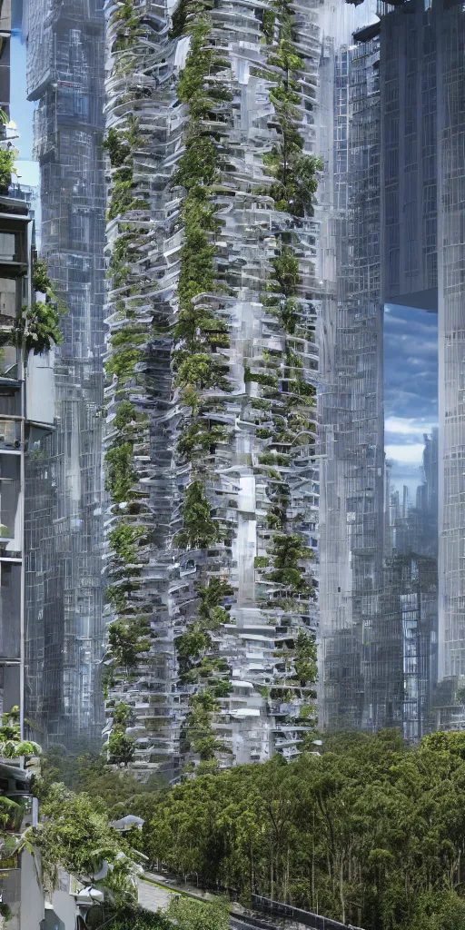 Solarpunk - European City Set to Transform Industrial Site Into Remarkable  Vertical Forest To push the city toward a more eco-friendly future,  Brussels is planning to build three vertical structures using recyclable