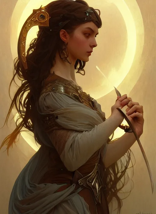 Prompt: person made of lightnings, depth of field, fantasy, medieval wear, intricate, elegant, highly detailed, digital painting, artstation, concept art, smooth, sharp focus, illustration, art by artgerm and greg rutkowski, reimagined by alphonse mucha