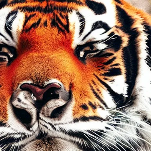 Image similar to a tiger wearing a vr headset