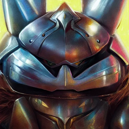 Image similar to pikachu as a realistic fantasy knight, closeup portrait art by donato giancola and greg rutkowski, realistic face, digital art, trending on artstation, symmetry!!