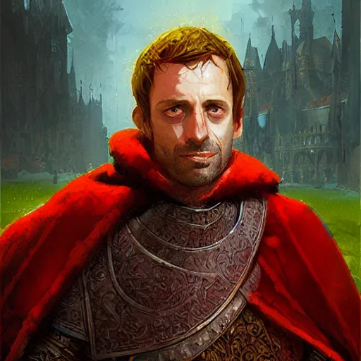 Image similar to Richard the Lionheart portrait by Marc Simonetti