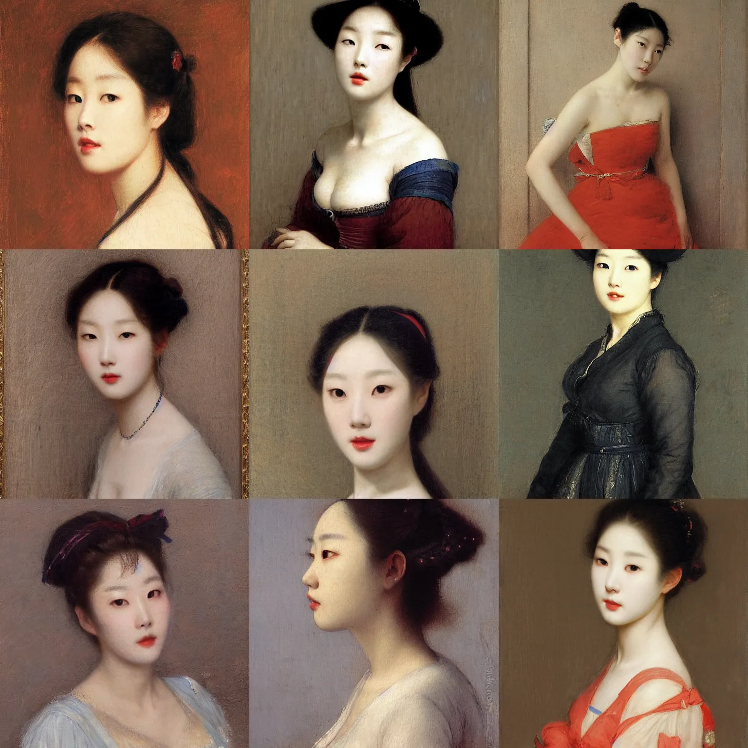 Prompt: lee jin - eun by eugene de blaas, rule of thirds, seductive look, beautiful