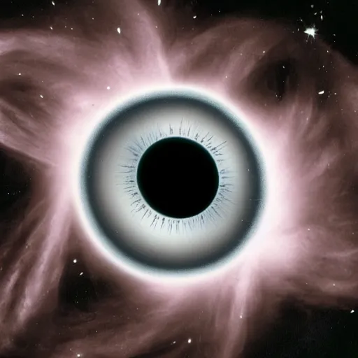 Image similar to ufo enters a blackhole