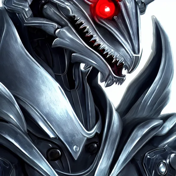 Prompt: close up mawshot of a cute elegant beautiful stunning anthropomorphic female robot dragon, with sleek silver metal armor, glowing OLED visor, facing the camera, the open maw being highly detailed and soft, with a gullet at the end, food pov, micro pov, digital art, pov furry art, anthro art, furry, warframe art, high quality, 3D realistic, dragon mawshot, maw art, macro art, micro art, dragon art, Furaffinity, Deviantart, Eka's Portal, G6