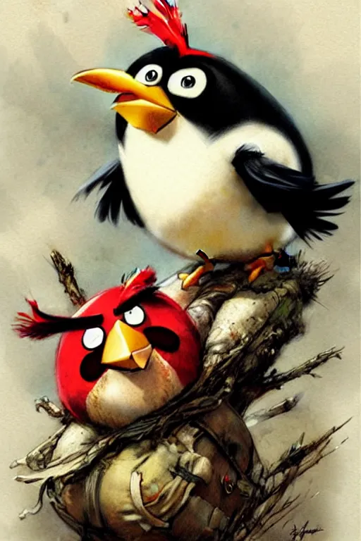 Image similar to ( ( ( ( ( bomb, angry bird. muted colors. ) ) ) ) ) by jean - baptiste monge!!!!!!!!!!!!!!!!!!!!!!!!!!!