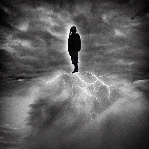 I am the storm that is approaching Provoking black clouds in isolation