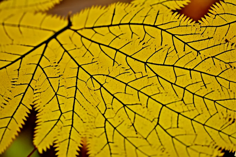 Image similar to spining vortex of yellow oak leaves, side view