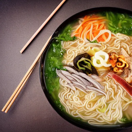 Image similar to league of legends style ramen. photography. food photoshoot. advertisment photography. 4 k. realistic.