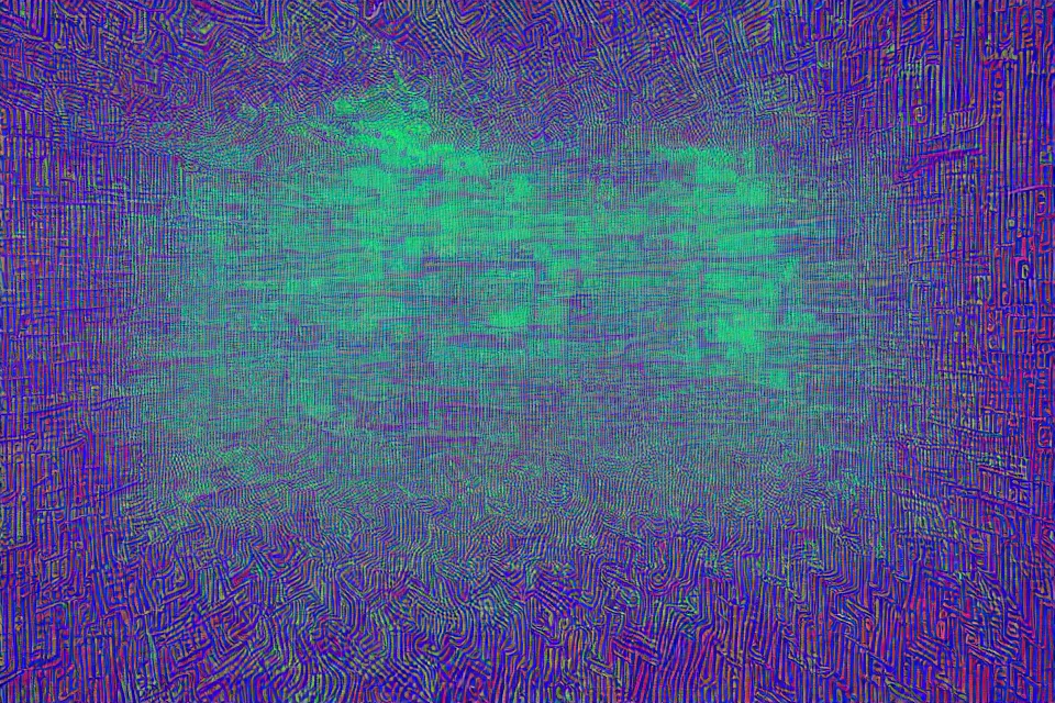 Image similar to glitch writing, digital art render, procedural generation