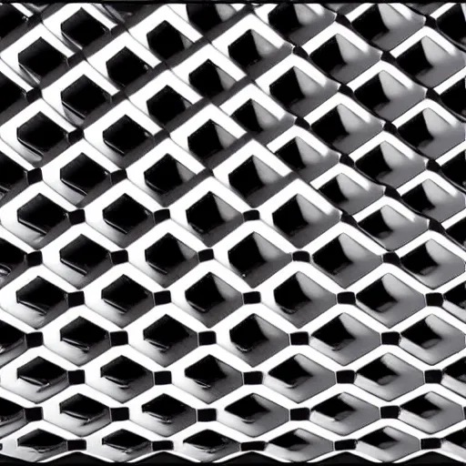 Image similar to uhd scanning electron microscope photo of new metamaterial consisting of carbon atoms in a lattice structure