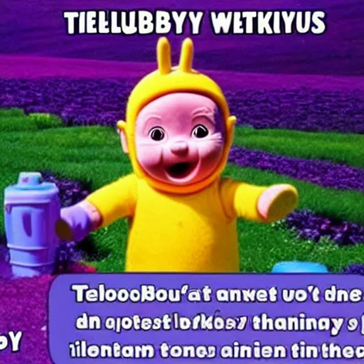 Image similar to Teletubbies Meme!!!!