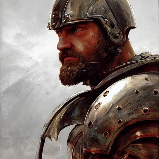 Image similar to ! dream portrait of a spartan war hero leonidas, colourised, face portrait, epic, tragic, military art, fantasy, dieselpunk, hd shot, digital portrait, beautiful, artstation, comic style, by artgerm, guy denning, jakub rozalski, magali villeneuve and charlie bowater