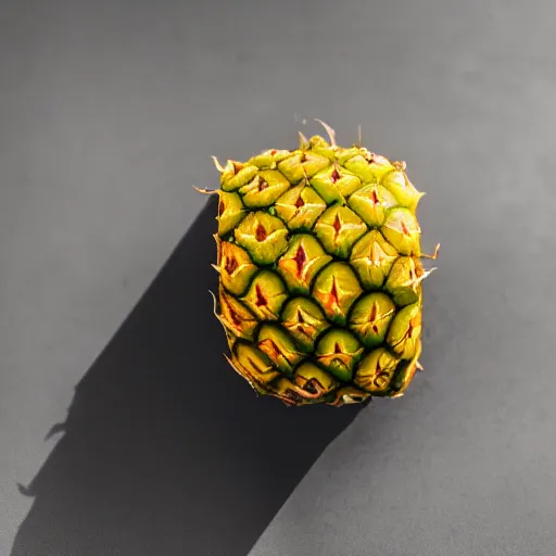 Image similar to pineapple cube, macro photography, wide angle lens, blurred background, high end product photography, digital art, professional photohraphy, colorful,