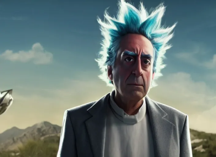 Image similar to film still of rick sanchez in the new scifi movie 4 k,,,,,,,,,,,,,,,,,,,,,,,,,,,,,,,,,,,,,,,,,,,,,,,, rick and morty