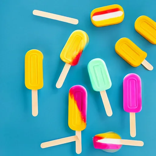 Image similar to yummy yummy popsicles product packing design